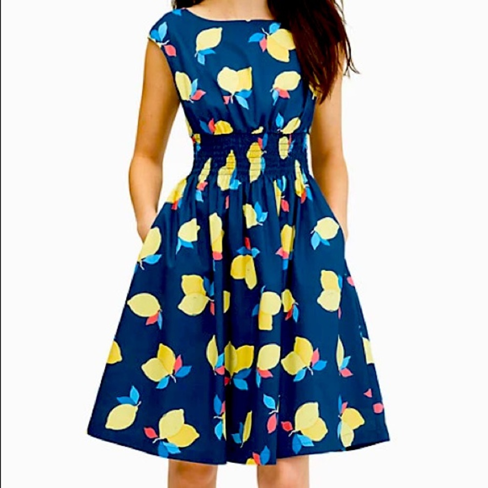 Kate Spade Blaire Lemon Zest Dress, Sz 6, NWT
